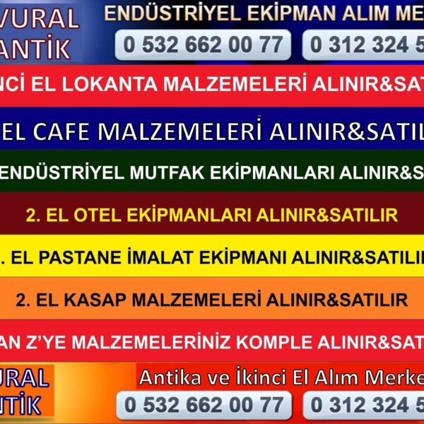 Ankara Lokanta Restorant Pastane Kafe Masa Sandalye Alımı